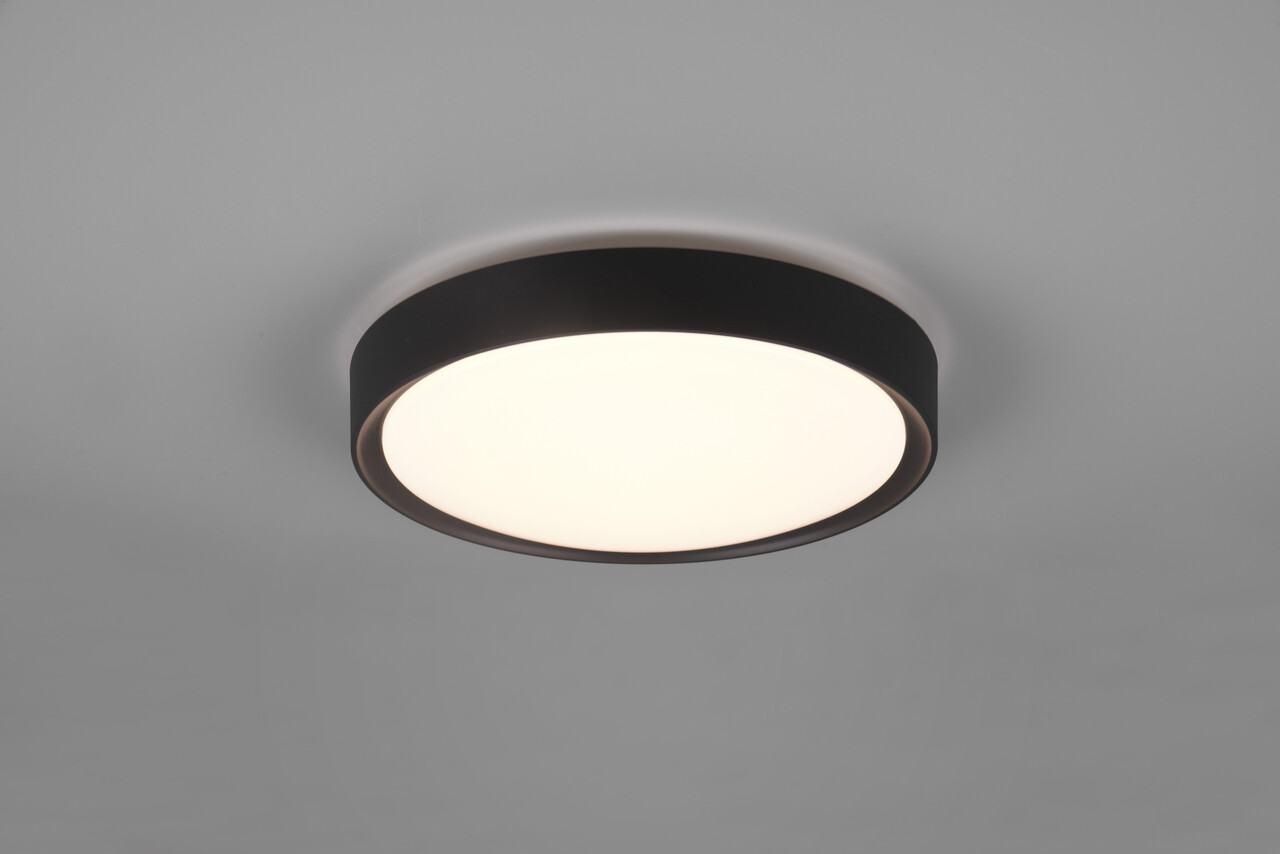 Plafoniera Clarimo, TRIO, 33x9 cm, 18W, 1x SMD, plastic, negru mat - imagine 3